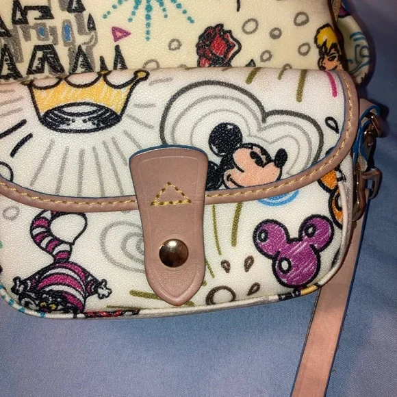 Dooney & Bourke Colorful Disney Satchel Set RARE - Picture 2 of 10